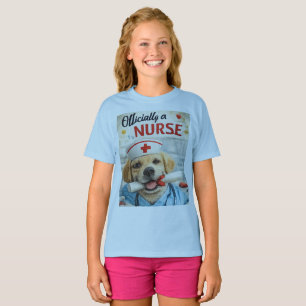 T-shirt Conception de remise de diplôme de chien mignon of