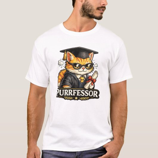 T-shirt Conception de remise de diplôme pour le professeur (Devant)
