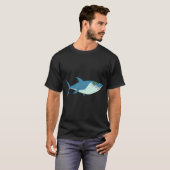 T-shirt Conception de requin (Devant entier)