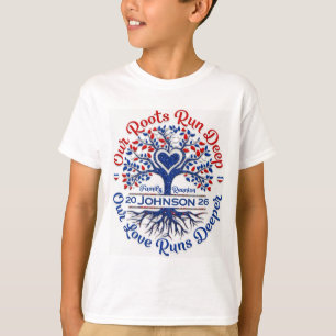 T-shirt Conception de réunion de patrimoine familial Nos r