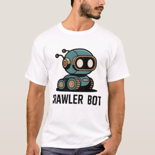 T-shirt Conception de robot IA mignon et de technologie fu
