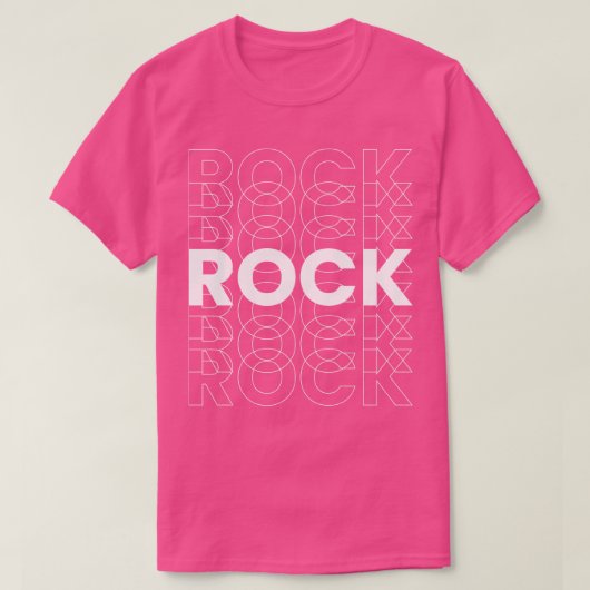 T-shirt conception de roche 1 (Design devant)