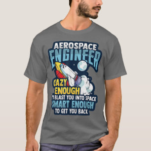 T-shirt Conception de Rocket Science pour un ingénieur aér