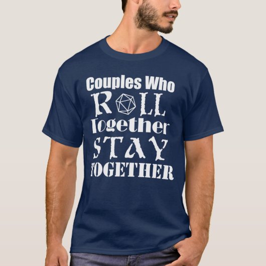 T-shirt Conception de RPG pour couples Fantasyableop famil (Devant)