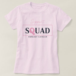 T-shirt Conception de ruban rose Squad