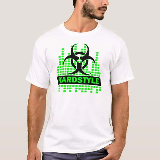 T-shirt Conception de rythme de Hardstyle (Devant)