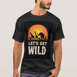 T-shirt Conception de safari cool pour hommes femmes enfan