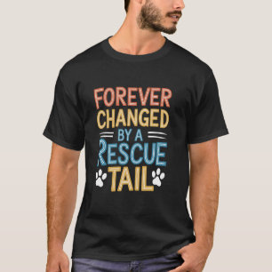 T-shirt Conception de sauvetage d'animal d'adoption pour s