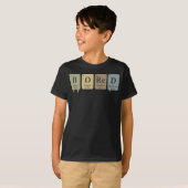 T-shirt Conception de science de jeu de mots sur le tablea (Devant entier)