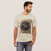 T-shirt Conception de scorpion complexe avec des accents o (Devant entier)