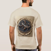T-shirt Conception de scorpion complexe avec des accents o (Dos)