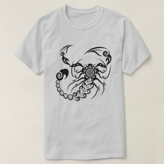 T-shirt Conception de scorpion mandala orné complexe (Design devant)