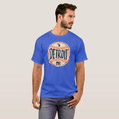 T-shirt Conception de script dessiné à la main du Michigan (Devant entier)
