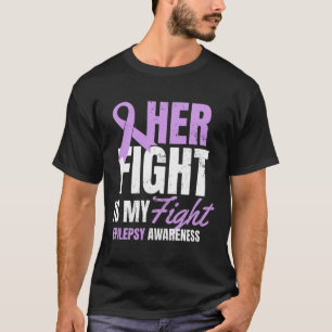 T-shirt Conception de sensibilisation à l'épilepsie Son co