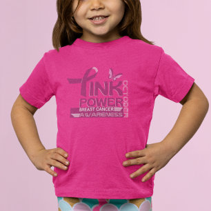 T-shirt Conception de sensibilisation au cancer du sein ro