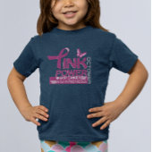 T-shirt Conception de sensibilisation au cancer du sein ro