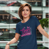T-shirt Conception de sensibilisation au cancer du sein ro
