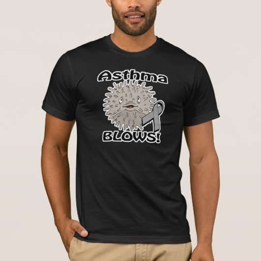 T-shirt Conception de sensibilisation aux souffles de l'as (Devant)