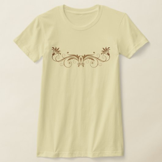 T-shirt Conception de séparation florale ornementale compl (Poser)