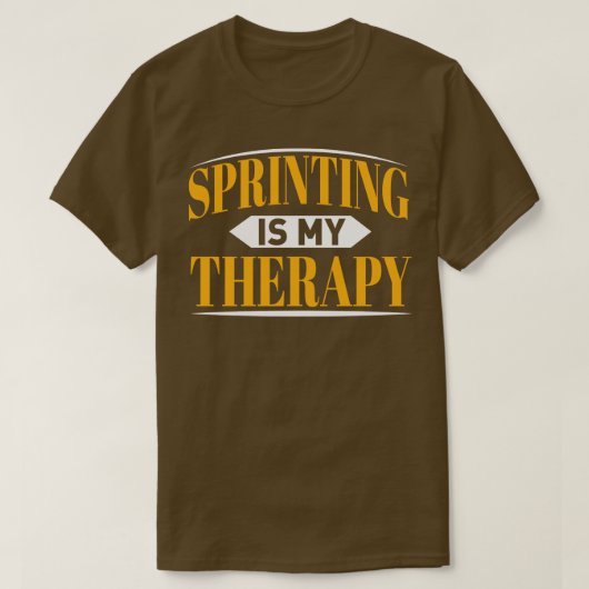 T-shirt Conception de sérigraphie pour un sprinter (Design devant)