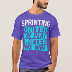 T-shirt Conception de sérigraphie pour un sprinter 1