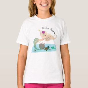 T-shirt Conception de sirène, être plus Mazing Typographie