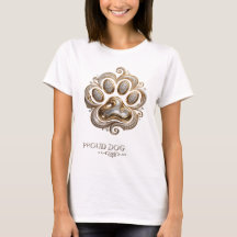 Conception de slogan de chien fier PROUD DOG Sloga