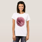 T-shirt Conception de slogan de FLEUR EN PAPIER rose frais (Devant entier)