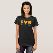 T-shirt Conception De Softball Mignonne Pour Femmes Filles (Devant entier)