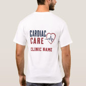 T-shirt Conception de soins cardiaques cœur (Dos)