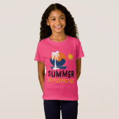 T-Shirt Conception de soleil d'été (Devant entier)