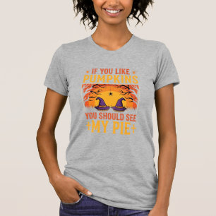 T-shirt Conception de sorcière de tarte à la citrouille dr