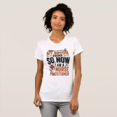 T-shirt Conception de sorcière d'infirmière praticienne dr (Devant entier)