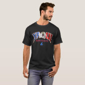 T-shirt Conception de sports de nation de Yaqui (Devant entier)