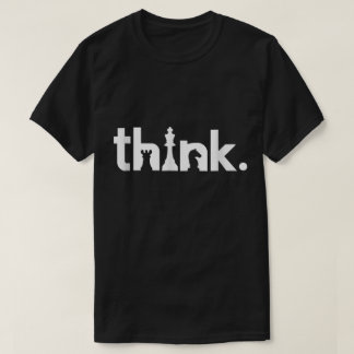 T-shirt Conception de stratégie d'échecs Think