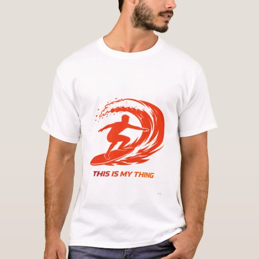 T-shirt Conception de style de vie d'action de silhouette (Devant)