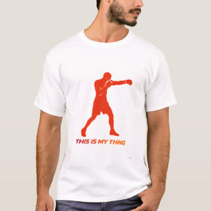 T-shirt Conception de style de vie d'action de silhouette 