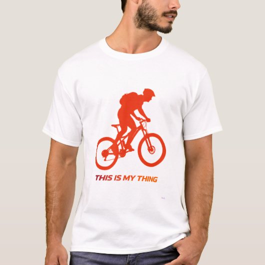 T-shirt Conception de style de vie d'action de silhouette (Devant)