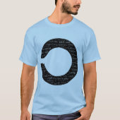 T-shirt Conception de Sunyata représentant le vide ou le v (Devant)