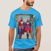 T-shirt Conception de superhero Educateurs (Devant)