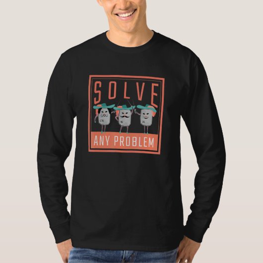 T-shirt Conception de suppression alt inspirée de Ctrl (Devant)