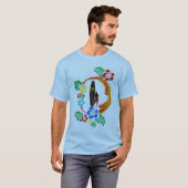 T-shirt conception de surf du Tahiti (Devant entier)