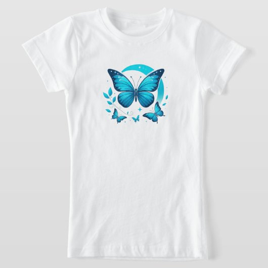 T-Shirt conception de t shirt papillon fille (Poser)