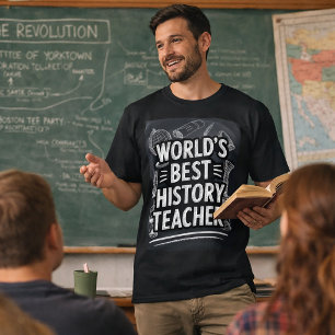 T-shirt Conception de tableau noir pour le meilleur profes