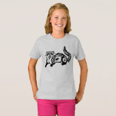 T-shirt Conception de tatouage de Ferret Tribal (Devant entier)