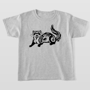 T-shirt Conception de tatouage de Ferret Tribal