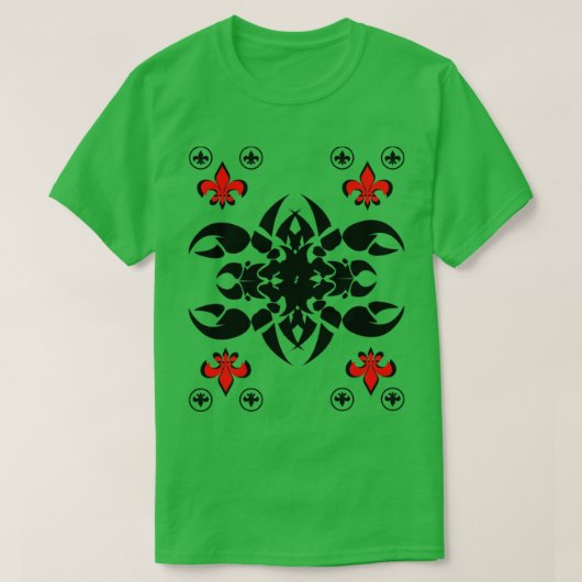 T-shirt Conception de tatouage Scorpion (Design devant)