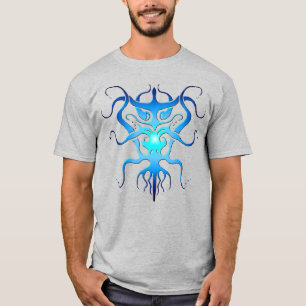T-shirt Conception de tatouage tribal d'espèce extraterres