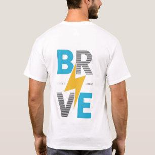 T-shirt Conception de tee-shirt à typographie audacieuse e
