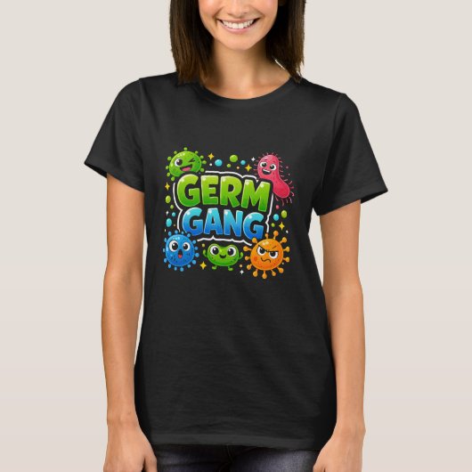 T-shirt Conception de tee-shirt GERM GANG Bacteria (Devant)